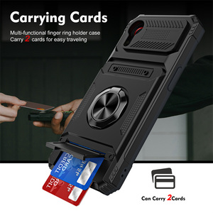 Funda de teléfono con armadura a prueba de golpes para <span class=keywords><strong>Samsung</strong></span> Galaxy <span class=keywords><strong>XCover</strong></span> 7 <span class=keywords><strong>Pro</strong></span>, anillo de Metal magnético, soporte antichoque, funda con ranura para tarjeta - Product Image 2