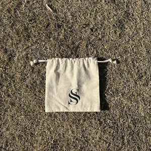 Factory Wholesale Small Organic Cotton <b>Drawstring</b> <b>Bag</b> Eco Friendly Dust <b>Bag</b> With Double Strings - Product Image 4