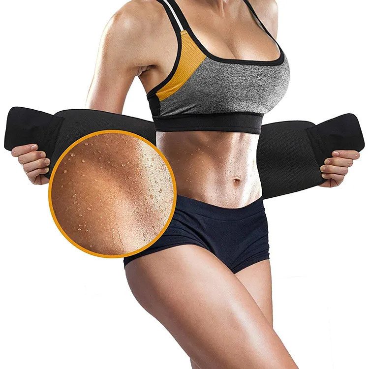 High Quality Weight Loss Slim Waist Shaper Sweet Fitness Sweat Waist Trimmer Belt Stomach Wrap Trainer Belt Exercise Waist Belt