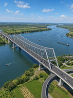 Puente de Estructura de Acero Modular, Puente Prefabricado para Carreteras, Diseño Personalizado OEM