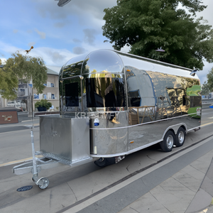 Nuevo Remolque Móvil de Acero Inoxidable para Café, Panadería, Restaurante, Venta de Agua y Maíz, Carrito Expendedor de Hot Dogs, Entrega Rápida - Product Image 2