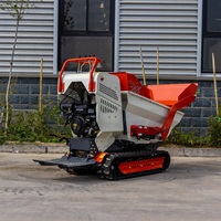 Hightop 500kg Mini Dumper 0.5 Tonnes Transporteur Construction Jardin Mini Chargeur Camion Hydraulique Mini Dumper Camion