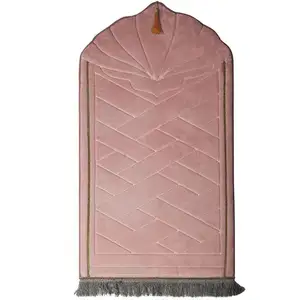 Irini Custom Soft Luxury Thick Large Alfombra de oración acolchada Alfombra musulmana Islámica para niños Hombres Mujeres