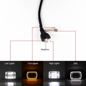 5x7 7x6 Zoll LED-Scheinwerfer mit Fern-/Abblendlicht für Jeep Cherokee XJ Wrangler YJ Ford Chevy GMC Toyota Nissan Dodge - Product Image 2