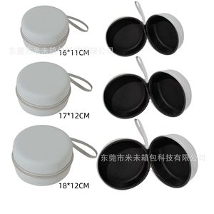 U-Shaped <b>Pillow</b> Storage Bag Oval Beige Waterproof Portable For Camping Outdoor Use - Product Image 3