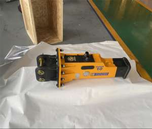 Martillo Hidráulico Tipo Caja SOOSAN SB10, Cinceles de 40 mm, Miniexcavadoras, Minicargadoras de 0.8-2.5 Toneladas para Demolición de Roca - Product Image 5