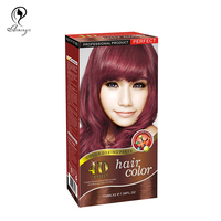 Crème colorante permanente pour cheveux roux, qualité professionnelle OEM, pour salon de coiffure