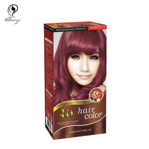 Crème <span class=keywords><strong>de</strong></span> coloration permanente pour cheveux rouge vin OEM usine professionnelle teinture pour cheveux rouges pour salon - Product Image 4