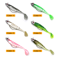 Leurre souple de pêche type poisson 13cm 26g, leurres de pêche avec hameçon, accessoires de pêche, leurre souple Pesca