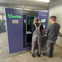 Machine de découpe laser à fibre CNC pour tôles en acier inoxydable et carbone à grande vitesse, vente directe d'usine