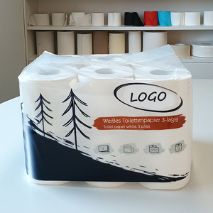 Water Soluble Quality Papel Higienico Por Mayor Soft Bathroom Tissue Wholesale Organic Toilet Paper
