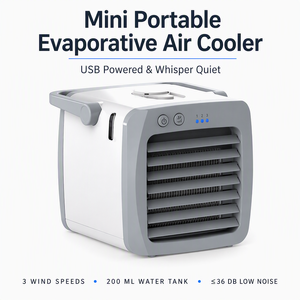 Ventilador USB Compacto y Ligero con Nebulización, 3 Velocidades, Ahorro de Espacio, Brisa Refrescante Portátil para Espacios Comerciales, Hoteles y Oficinas - Product Image 2
