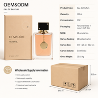 Parfum de Luxe OEM pour Femme 105ml Eau de Parfum Longue Durée Parfum Floral Fruité Coffret Cadeau Fournisseur en Gros