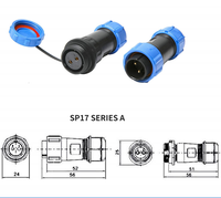 Weipu SP13 Series IP68 Connecteur d'alimentation étanche pour ordinateur Utilisation Accessories-SP1310/P SP1311/P SP1312/S