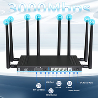 Router Wifi6 5G Gigabit de Doble Banda Openwrt, Módem Wifi 5G, 1G DDR4, Router Wifi 5G de Alta Velocidad con Ranura para Múltiples Tarjetas SIM