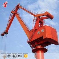 Grue de quai commerciale mobile de 25 tonnes pour port