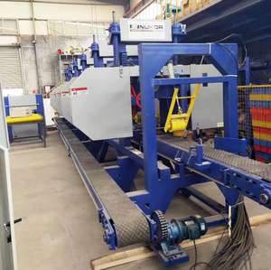 Linea automatica doppia segheria a nastro segheria verticale macchina lavorazione del legno prodotto - Product Image 3