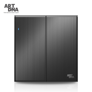 ARTDNA Design Especial Comutado Power Outlet Dois <span class=keywords><strong>Gang</strong></span> One <span class=keywords><strong>Way</strong></span> Interruptor De Parede - Product Image 2