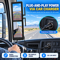 Kamera Magnetik WiFi Tenaga Surya Portabel 1080P Kamera Cadangan Smartphone dengan Penglihatan Malam untuk RV Trailer Truk