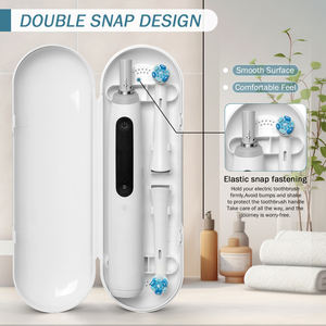 Estuche de viaje para cepillo de dientes eléctrico de plástico duro duradero, estuche para cepillo de dientes eléctrico sónico Compatible con accesorios de juego de baño <span class=keywords><strong>IO</strong></span> - Product Image 2