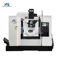 Centre d'usinage vertical CNC 5 axes haute précision VMC UC-350F-B avec contrôleur SYNTEC, broche BT40, capacité de charge lourde