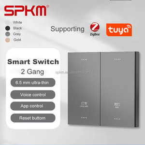 Interruptor Doméstico Inteligente Padrão do Reino Unido com Suprimentos Elétricos Zigbee & Tuya Luz SPKM Moderno IP66 Produtos Classificados Wall Interruptor - Product Image 4
