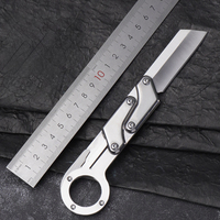 Couteau pliant de poche Hongrui, vente en gros personnalisée, acier 3Cr13, manche multifonctionnel, couteau de survie pliant pour l'extérieur