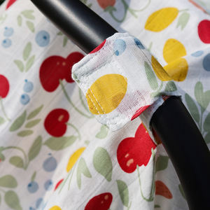 Kangobaby sanayi fiyat 70% bambu + % 30% pamuk araba klozet kapağı pratik bambu Muslin arabası kapağı 114*90 CM - Product Image 4