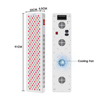 Appareil de contrôle HD multi-puces 8 ondes (rouge et NIR) pour panneau de luminothérapie infrarouge intégrale du corps