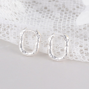 REETI 925 Sterling <strong>Silver</strong> <strong>Earrings</strong> U Ellipse <strong>Drop</strong> <strong>Earrings</strong> for Women Gift Earings Fashion Jewelry - Product Image 5