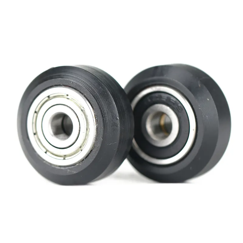 Bore 4mm 5mm 6mm 8mm 9mm 10mm 3D printer accessories double bearings POM plastic pulley 2020 Aluminum profile guide wheel BX24