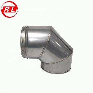 <span class=keywords><strong>Coude</strong></span> de <span class=keywords><strong>tuyau</strong></span> de poêle isolé à double paroi en acier inoxydable CE - Product Image 6