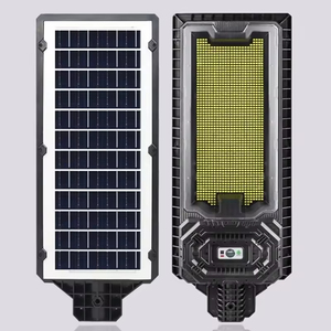 2500LM ngoài trời không thấm nước năng lượng mặt trời đèn đường thương mại hoàng hôn bình minh năng lượng mặt trời đèn lũ cảm biến chuyển động điều khiển từ xa cho an ninh - Product Image 4