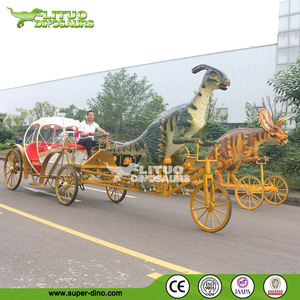 Décoration de dinosaure mécanique pour spectacle de parc d'attractions, chariot de dinosaure - Product Image 6