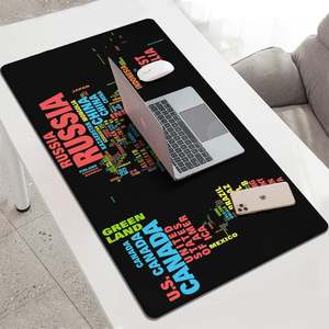 Bản Đồ Thế Giới Chuột Pad 80*30Cm E Non-Slip Cao Su Cơ Sở Bàn Mat Cho Máy Tính Để Bàn Với Khâu Cạnh Máy Tính Mat Cho Bàn Xl - Product Image 2