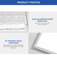 RA80 110lm/w 3CCT 2x2 2x4 Led Plafonnier 60x60 1200X300 Rétro-Éclairé Lumière 50w 60W 80W 100W Led Panneau Lumineux