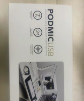 RODE PodMic USB Mikrofon Dinamis Dual-Connect dengan Output Headphone Terintegrasi, Kontrol Volume, dan Pemantauan Tanpa Latensi