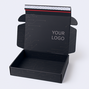 กล่องกระดาษลูกฟูกมีซิปสำหรับใส่เสื้อผ้ากล่องจดหมายมีแถบฉีกขาด - Product Image 1