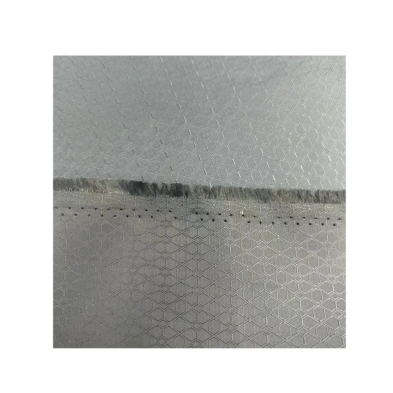 Tecido jacquard brocado tecido 200Gsm preto malha jacquard tecido de veludo de seda com jacquard de alta qualidade