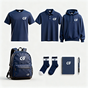 Logotipo Personalizado Ecológico Transpirable Unisex Impreso en Serigrafía para Gorras Camisetas Bolsas Sudaderas Calcetines Cuadernos Promocionales Corporativos - Product Image 1