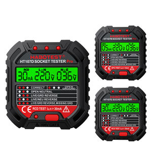 전기 소켓 Teste 미국 EU 영국 소켓 콘센트 테스터 테스트 전원 소켓 콘센트 테스터 전압 테스트 백라이트이있는 LCD 디스플레이 - Product Image 2