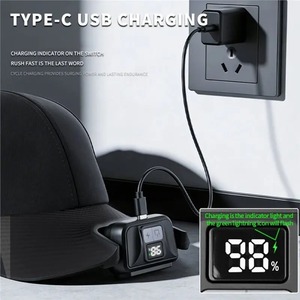 USB充電LEDリチウムイオン野球帽クリップセンサーヘッドランプ、IP44防水、夜釣り用50000時間稼働時間 - Product Image 2
