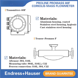 Endress + hauser OEM tùy chỉnh coriolis kỹ thuật số đo lưu lượng Proline promass 80e50 80f50 vật liệu thép không gỉ - Product Image 3