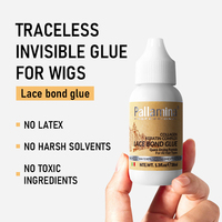 Colle pour Perruque Pallamina de Haute Qualité Étiquette Privée, Colle Fixation Forte, Invisible, Étanche et Sans Trace pour Perruque Frontale en Dentelle