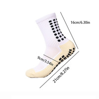 Chaussettes de Football Mi-Mollet de Sport d'Élite en Gros, Séchage Rapide et Respirantes avec Fond en Éponge, Antidérapantes, Manchette Imprimée Numérique pour Homme
