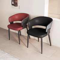 Nouveau Style chinois lumière luxe haut de gamme doux Pack salle à manger chaises dossiers maison Restaurants moderne minimaliste