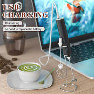 Mousseur à <span class=keywords><strong>lait</strong></span> électrique portable rechargeable par USB, mousseur rapide et silencieux pour <span class=keywords><strong>lait</strong></span> <span class=keywords><strong>chaud</strong></span> <span class=keywords><strong>ou</strong></span> <span class=keywords><strong>froid</strong></span>, pour cappuccino, latte, maison, voyage - Product Image 3