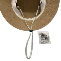 Sangle réglable coupe-vent pour chapeau, cordon invisible de fixation du mentonnière pour chapeau de pêcheur
