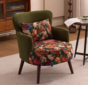 HANYEE Mid-Accent Sofa Sessel Herstellung Einzel couch aus Stoff für Wohnzimmer Einzels ofa OEM und ODM - Product Image 1