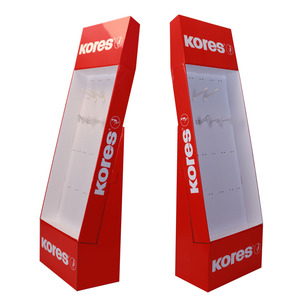 Custom DIY Free Standing Cardboard <strong>Display</strong> <strong>Stand</strong> Square Flat Pack with Hanging <strong>Pegs</strong> <strong>Rotating</strong> Feature for Jewelry <strong>Display</strong> - Product Image 5